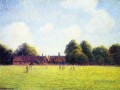 hampton court vert londres 1891 Camille Pissarro
